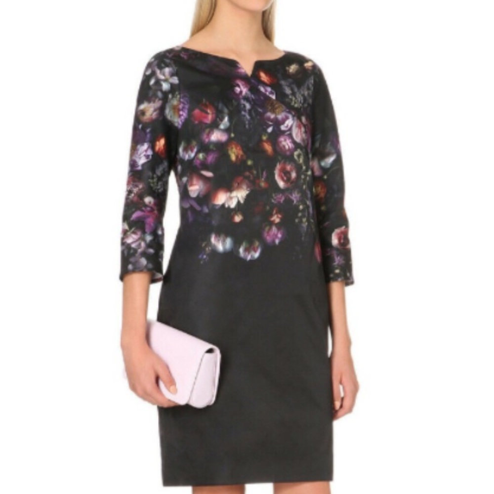 Ted Baker floral dress with pockets